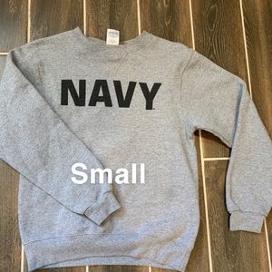 Navy sweatshirt